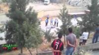 لحظة القبض على قاطع طريق من طرف الشرطة بطنجة