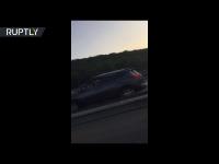 اصطدام 28 سيارة بحادث مروري في روسيا