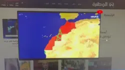 القناة الوطنية الجزائرية تبث خريطة المغرب كاملة وترفقها بالشعار الخالد للمملكة الشريفة