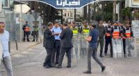 إنــزال أمـنـي مكثف خلال الوقفة التضامنية مع الشعب الفلسطيني