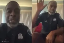 بالفيديو....موقف محرج لقاض يرصد شرطيا بلا سروال خلال الإدلاء بشهادته