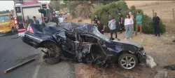 حادثة سير مميتة تودي بحياة يافع وترسل أمه للمستعجلات(صورة)