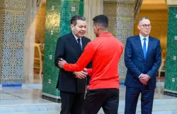 بتعليمات من الملك محمد السادس..الأمير مولاي رشيد يستقبل أعضاء  المنتخب الوطني بعد بلوغ نهائي الكان