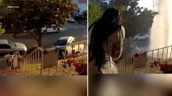 بالفيديو...مطاردة شرطة تنتهي بحادث مميت