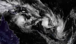 في ظاهرة نادرة ..ثلاثة أعاصير مدارية تضرب جنوب المحيط الهادي