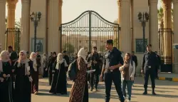 واقعة مروّعة في جامعة مصرية.. خريجة تطعن رجل أمن والسكين تنكسر في جسده!