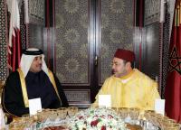 الملك محمد السادس يقيم مأدبة عشاء رسمية على شرف أمير دولة قطر
