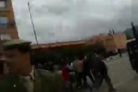لحظة توقيف أجنبية تعرت أمام المحتجين ضد الشذوذ ببني ملال
