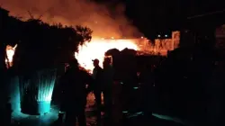 حريق مهول يأتي على جوطية ضواحي طنجة