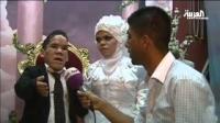لقطات من حفل زفاف لأقصر عروسين في الأردن