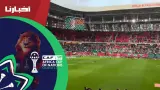 احتفالية رائعة بالأضواء في مباراة الجزائر وبوركينافاسو بملعب مولاي الحسن