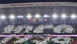 تيفو جماهير الجيش الملكي في مواجهة الأهلي المصري