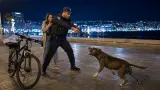 تدخل بطولي لشرطي ينهي هجوم بيتبول على سيدة بشاطئ طنجة