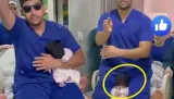 فيديو صادم لطبيب يرقص بمولود يثير الغضب في مصر