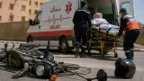 دراجة نارية ترسل سيدة في حالة مستعجلة إلى مستشفى ميدلت