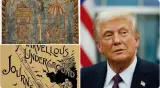 هل الرئيس الأمريكى مسافر عبر الزمن؟.. ظهور سفن هوائية غامضة تحمل صورة "ترامب" فى دفاتر رسم عمرها 100 عام
