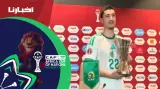 إبراهيم مازا سعيد باختياره أفضل لاعب في مباراة الجزائر وبوركينافاسو