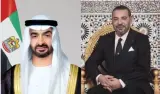 الملك محمد السادس يتصل برئيس الإمارات المتحدة