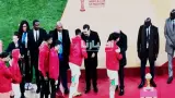 لقجع يغادر منصة التتويج ومولاي رشيد يسلم كأس إفريقيا لقائد المنتخب السنغالي
