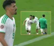 مهاجم المنتخب الجزائري يثير الجدل بسلوك غريب في مبـاراة السودان